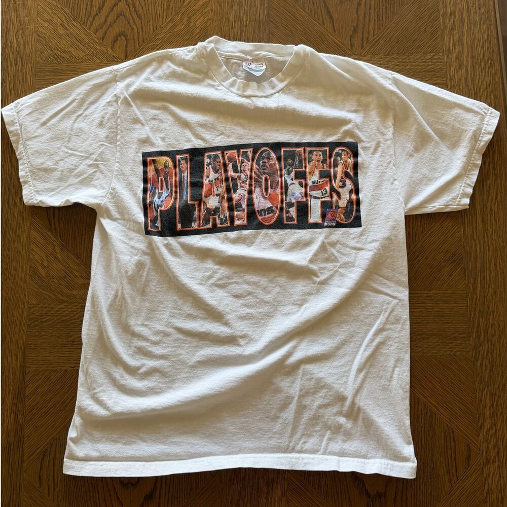 Vintage Phoenix Suns Playoffs Tee L Hanes NBA